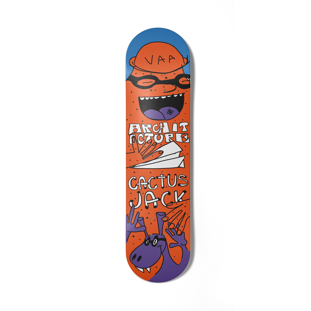 CJ x ARCH Paper Plane Skate Deck