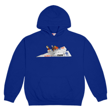 Load image into Gallery viewer, CJ x ARCH Paper Plane Hoodie (Blue)
