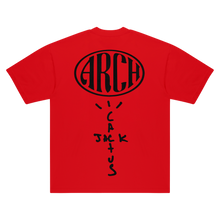 Load image into Gallery viewer, CJ x ARCH Paper Plane Tee (Red)
