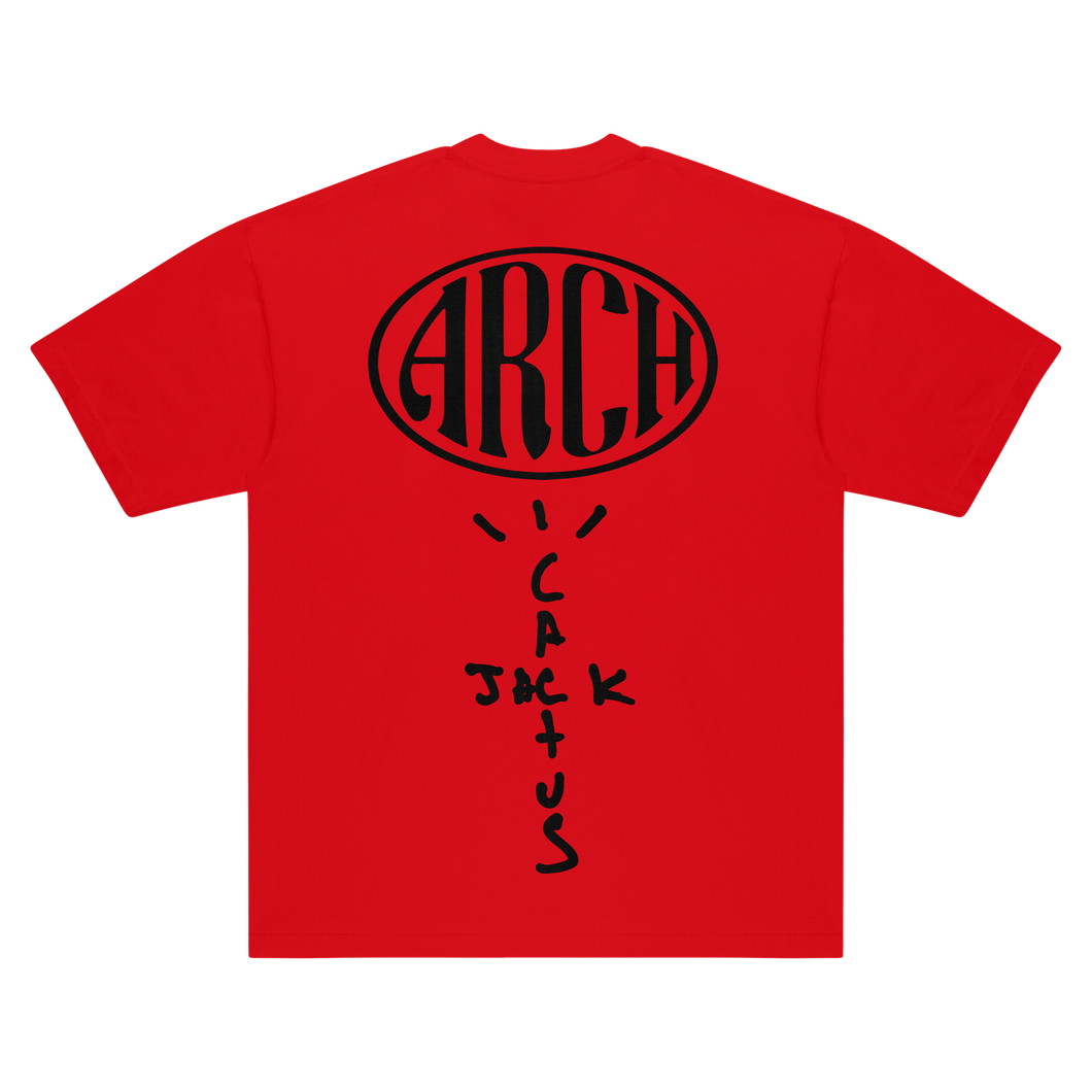 CJ x ARCH Paper Plane Tee (Red)