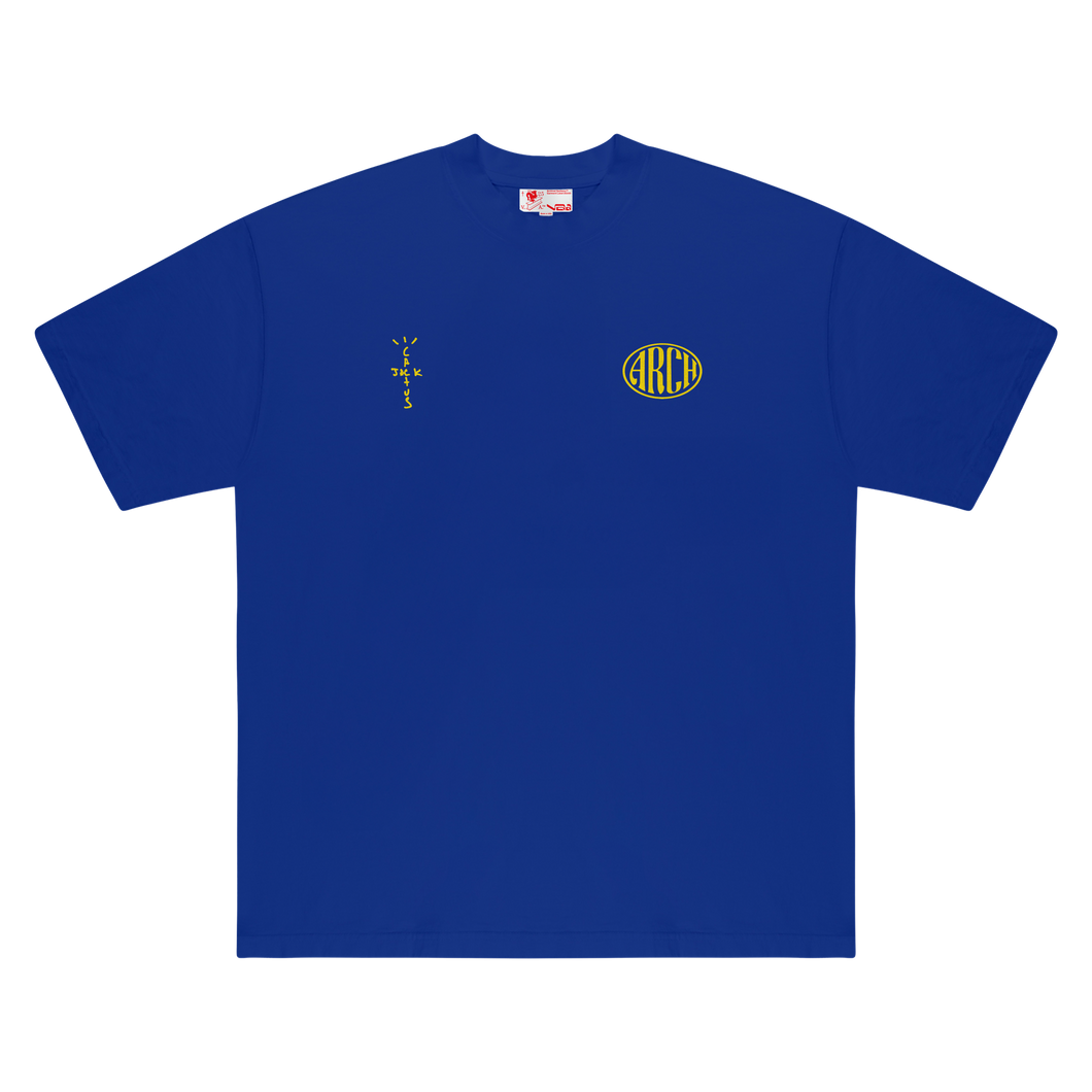 CJ x ARCH Cactus Skate Tee (Blue)
