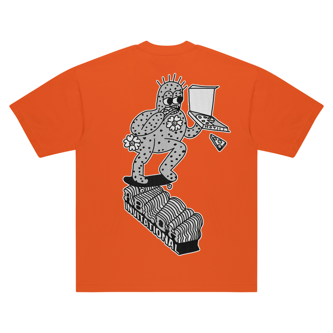 CJ x ARCH Cactus Skate Tee (Orange)